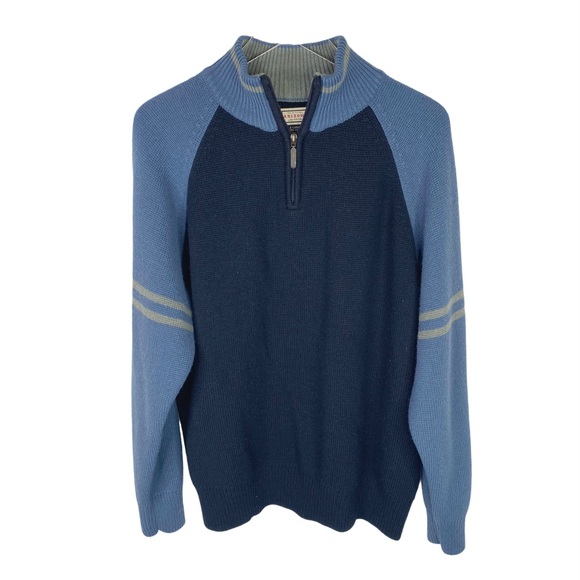 The Original Arizona Jean Company Color Block Quarter Zip Pullover - Size XL - Picture 1 of 3